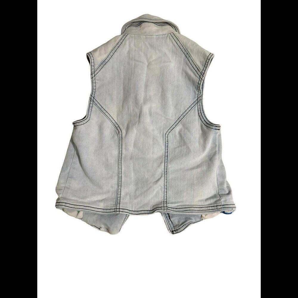 SAM EDELMAn JEAN VEST SIZE XS - Picture 4 of 6